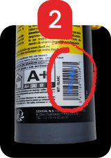 Exemple : code-barres du produit