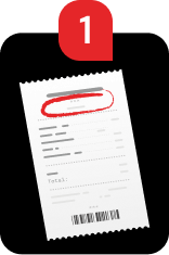 Exemple : ticket de caisse